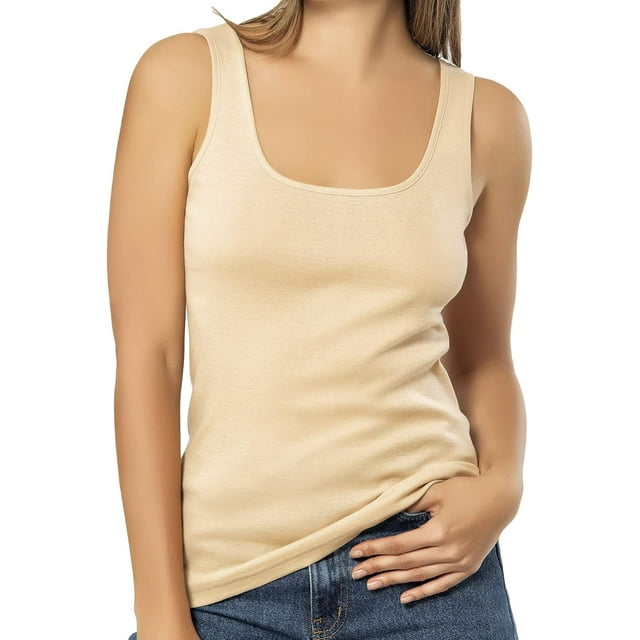 GHSDFBB Camisoles en Coton pour Femmes, Débardeurs Confortables et Doux