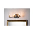 thumbnail image 3 of Lucas McKearn Bolivar 3-light Metal Bath Vanity Light in Matte Black, 3 of 3