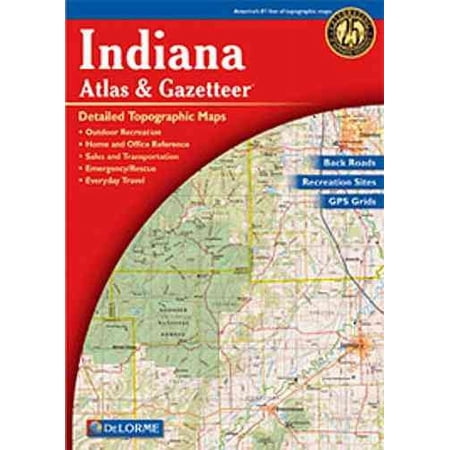 Indiana Atlas & Gazetteer: 9780899333199