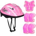 thumbnail image 1 of 1 Juego de protectores para patinaje infantil: rodilleras, casco de seguridad para patinete y coderas., 1 of 8
