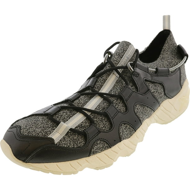 Asics Tiger Asics Tiger Men S Gel Mai Knit Glacier Grey Black Ankle High Mesh Sneaker 14m Walmart Com Walmart Com