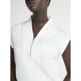 thumbnail image 4 of Scoop Women's Ultimate Scubaknit Zip Front Shawl Top, Sizes XS-XXL, 4 of 4