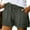 Green, variant on MRULIC shorts for women Womens Plus Size Comfy Drawstring Casual Elastic Waist Pocket Loose Shorts Pants Dark blue + L
