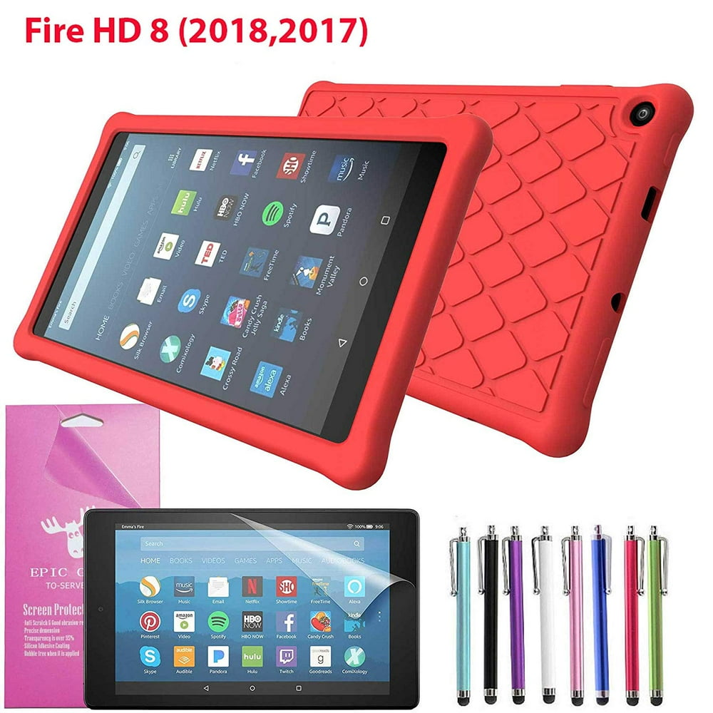 Amazon Fire HD 8 Tablet (8th Generation 2018) Silicone Case, Epicgadget