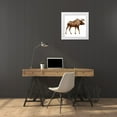 thumbnail image 3 of Vess, June Erica 12x12 White Modern Wood Framed Museum Art Print Titled - Simple Lodge Animals I, 3 of 4