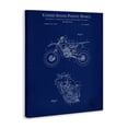 thumbnail image 3 of Stupell Industries Rustic Lodge Blue Motorcycle Blueprint Canvas Art, 30 x 40, by Karl Hronek, 3 of 8