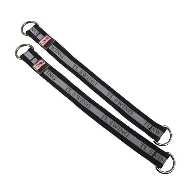 Hamaca con correas para colgar, paquete de 2, para cualquier columpio, de 1,5 m, con 2 mosquetones resistentes. Los 64cm