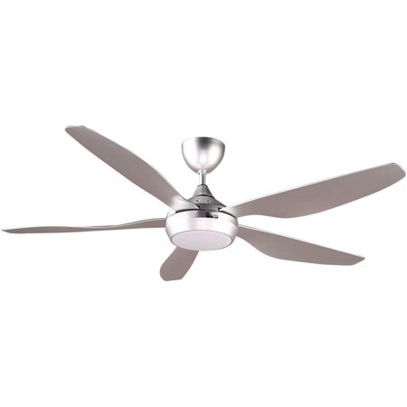 

WLJWLJ 54 Silver DC Motor Modern Smart Ceiling Fan with Dimmable LED Light Kit Google Alexa App Remote Control for Living Room / Restaurant / Bedroom / Patio