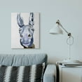 thumbnail image 5 of Stupell Industries Donkey Portrait Blue Brown Animal Watercolor Painting Canvas Wall Art, 36 x 48, byJennifer Paxton Parker, 5 of 5