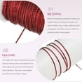 thumbnail image 3 of Uxcell Metallic Cord 1.5mm 109 Yards Metallic Ornament String Red, 3 of 6