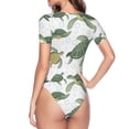 thumbnail image 4 of Naloa Cute Turtle Women's Short-Sleeved Onesie, One-Piece Swimsuit for Parties, dates, clubs - X-Large, 4 of 9