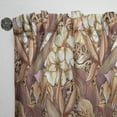 thumbnail image 3 of Designart 'Exotic Flowers With Pattern' Tropical Curtain Panel, 3 of 5