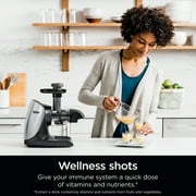 Ninja Cold Press Juicer Pro, Slow Juicer 150W, Total Pulp Control, Quiet Motor, JC100 Cloud Silver