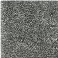 thumbnail image 5 of SAFAVIEH Henley Solid South Beach Polyester Shag Area Rug, Steel Grey, 4' x 6', 5 of 6