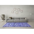 thumbnail image 3 of Ahgly Company Indoor Rectangle Persian Blue Traditional Area Rugs, 3' x 5', 3 of 4