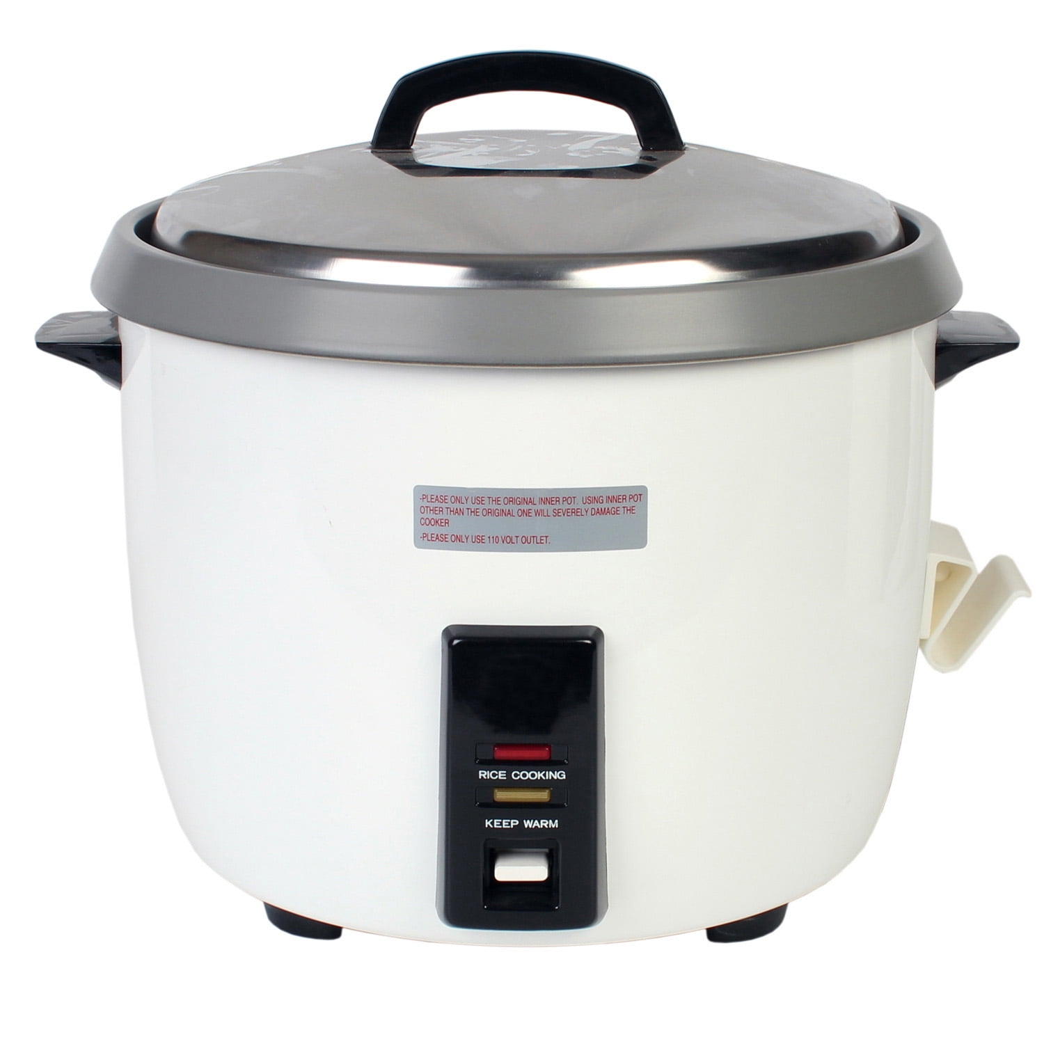 rice cooker stainless steel inner pot walmart