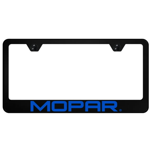 Mopar UV Print Polycarbonate License Plate Frame (Black)