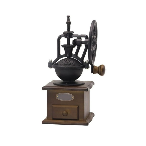 Bearachild Fresadora de granos de estilo Retro, molinillo de café Manual multiusos, herramienta para hacer café, para el hogar, cocina, granos de café Juegos de servir café y té Bearachild HA016388-00