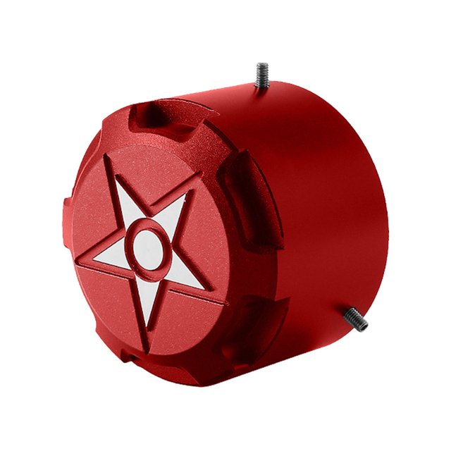 Sling-shot Modèles 2015-2024 avec Couvercle d'Écrou d'Essieu Facile à Installer Capuchon Facile Capuchon Central de Roue à Installer Durable Rouge