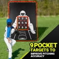 thumbnail image 4 of CureCalor Pitch Back Baseball/Softball Rebounder, 6x4Ft Baseball Rebounder Net, Adjustable Angles, 4 of 7