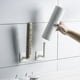 thumbnail image 4 of Soporte plegable de pared, soporte de acero inoxidable para microondas de cocina, 2 uds., 4 of 5