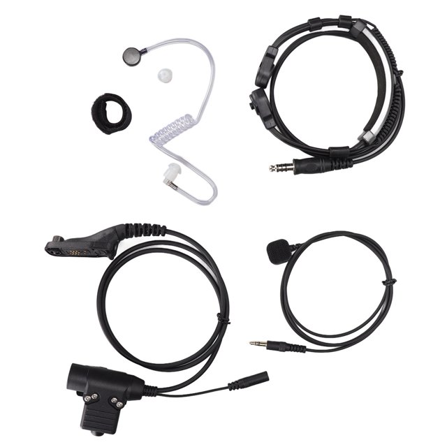 Cable Adaptador U94 PTT, Cable De PU Profesional Resistente Al Frío, Fácil De Instalar, Auriculares Con Micrófono Para Manos Y Garganta Para DP4400