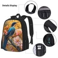 thumbnail image 3 of Balery Bluebird Blossom Elegance Mochila Escolar 3 en 1 para Niños - Mochila Resistente con Lonchera Térmica y Estuche - Mochila Escolar para Niños y Niñas, 3 of 7