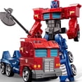 thumbnail image 1 of Figura de acción de transFormación para niños, juguete de plástico ABS, Robot, coche, avión, dinosaurio, regalo, 20CM, novedad de 6699, 1 of 4
