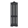 thumbnail image 6 of BELLEZE Lighted 3-Side Glass Display Curio Cabinet w/ Tempered Glass Doors and Shelves, Curved Wood Corner Cabinet with Bulb, Corner Storage Decoration Rack for Living room & Bedroom Loraine (Black), 6 of 6