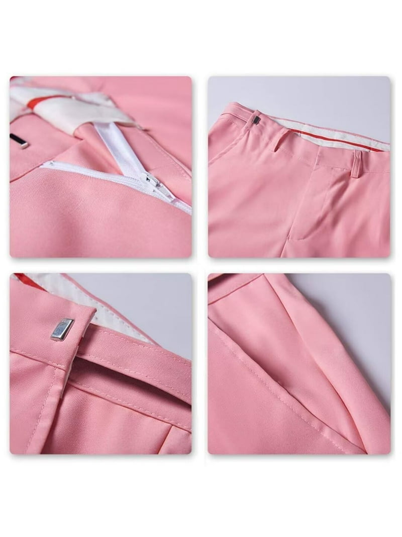 ETHAN Mens Shorts Suits 2 Piece Suit Slim Fit Two Button