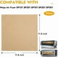 thumbnail image 2 of 12 Inch Air Fryer Parchment Paper for Ninja Air Fryer SP151 SP351 SP101 SP201 SP301, 120PCS Airfryer Disposable Liners for Ninja Foodi Airfryer Combo, Flip Up Toaster Oven Accessories, 2 of 9