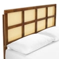 thumbnail image 6 of Modway Sidney Cane Rattan and Wood Full Platform Bed with Splayed Legs in Walnut, 6 of 9