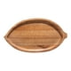 thumbnail image 1 of Bandeja de madera para servir, organizador de platos de comida, bandeja rústica para servir, plato para aperitivos hojas pequeñas, 1 of 9