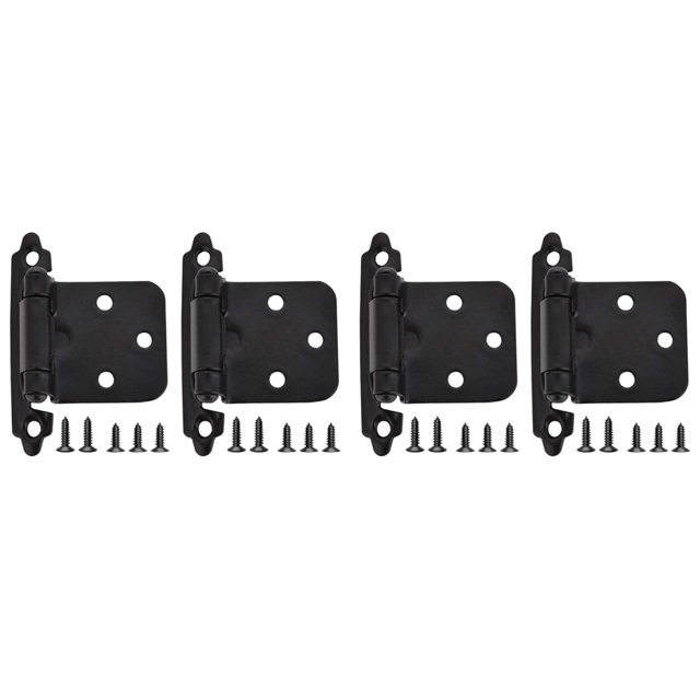 Bisagra Resorte Cierre Automático Americano 2 Uds. Con Tornillos Herrajes para Muebles ()