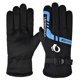 thumbnail image 2 of 4uds. Guantes Hombre Antideslizantes Entrenamiento Invierno Térmicos Bicicleta Azul, 2 of 2