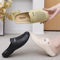 thumbnail image 6 of Women’s Covered Toe Clogs, Slip On Ventilated Mid Heel Non Slip Casual Shoes, 6 of 10