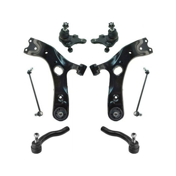 Front Control Arm Ball Joint Tie Rod and Sway Bar Link Kit 8 Piece - Compatible with 2011 - 2016 Scion tC 2012 2013 2014 2015
