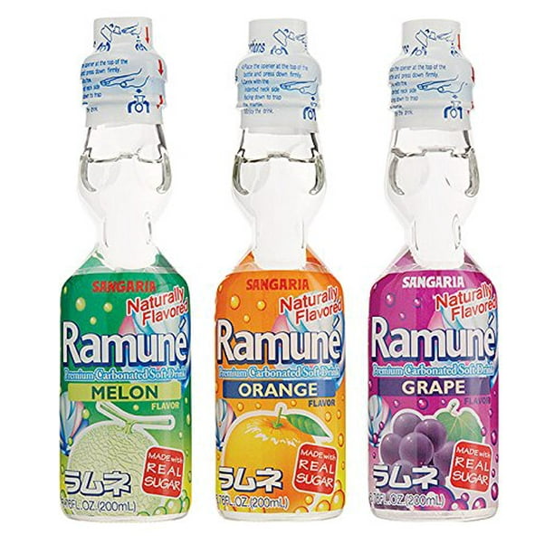 Ramune Assorted Natural 18 Pack
