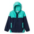 thumbnail image 1 of Youth Uni Flash Challenger Windbreaker, Collegiate Navy/Electric Turquoise, XX-Small, 1 of 2
