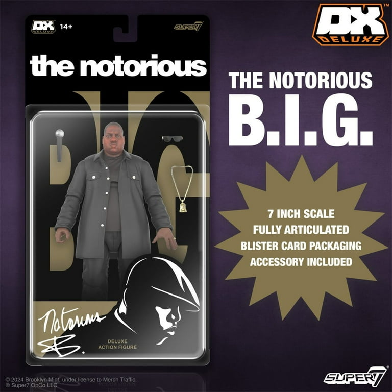 Super7 Notorious B.I.G. Deluxe 7-Inch Action Figure, East Coast