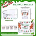 thumbnail image 2 of 60 Pcs Christmas Ugly Sweater Plastic Shot Glasses 1.7 oz Disposable Mini Christmas Shot Cups Bulk Xmas Tree Reindeer Gingerbread Snowman Drinking Cups for Holiday Party Supplies Decoration, 2 of 7