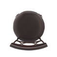 thumbnail image 6 of Linon Circles 24.5" Indoor Metal Swivel Counter Stool, Distressed Bronze/Dark Brown Faux Leather, 6 of 10