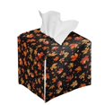 thumbnail image 6 of ZIATUBLE Thanksgiving Maple Leaves Square Tissue Box Cover PU Tissue Box Covers Rrectangular Facial Cube Tissue Box Holder Case Dispenser with Snap Button Tissue Cube Organizer, 6 of 7