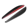 thumbnail image 2 of 2 uds alerón del parachoques delantero del coche pegatina de estilo de fibra de carbono de goma para decoración automática, 2 of 11