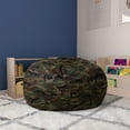 thumbnail image 3 of Flash Furniture Duncan Oversized Camouflage Refillable Bean Bag Chair for All Ages, 3 of 12