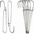 thumbnail image 2 of Pattern Hooks, Wanfoou 20Pcs Paper Pattern Hook, Sewing Pattern Making Paper Storage Hanging Hook, Metal Hangers for organizing and Storing Your Sewing Patterns and Blocks, 2.5x180mm, 2 of 4