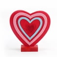 thumbnail image 1 of Valentines Day heart ornaments,Catching Heart Desktop Decoration Delicate Heart Item Tabletop Accessory For Holiday And Decorations,Red, 1 of 8