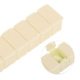 thumbnail image 3 of Unique Bargains 1 Pc Pill Case 7 Grid Portable Pill Box Apricot, 3 of 6