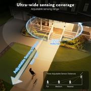 OPAXIS Motion Sensor Outdoor Wall Lights, Black Dusk to Dawn Porch Light Wall Mount, Exterior Lighting Fixtures, Outdoor Wall Sconce Lantern with Adjustable Sensor Range for Garage Patio