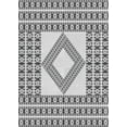 thumbnail image 1 of Ahgly Company Indoor Rectangle Patterned Gray Novelty Area Rugs, 5' x 7', 1 of 6